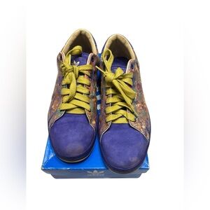 Very rare Adidas Mohamed Ali edition size 10 purple/gold leather/suede